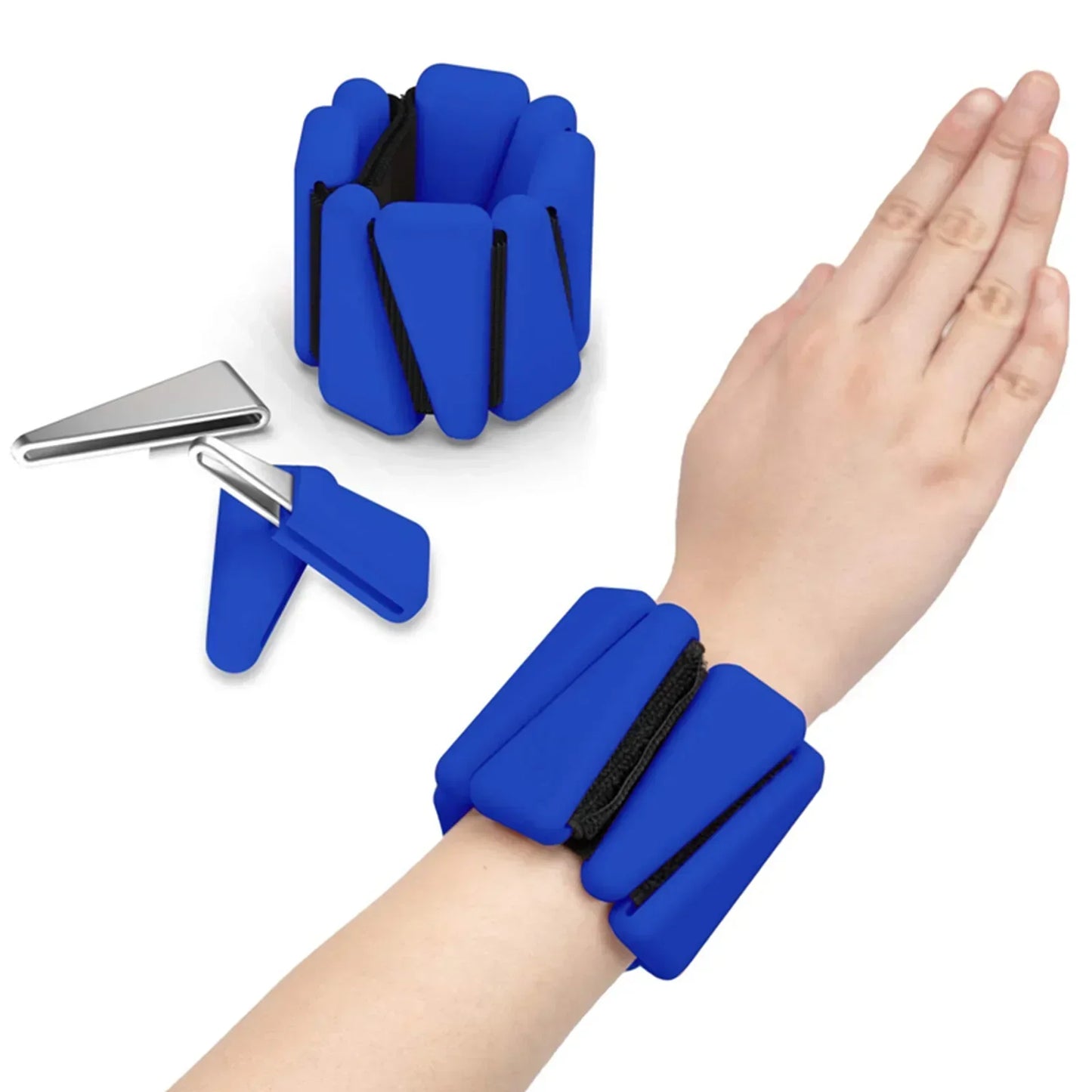 1/2lbs Exercise Triangle Silicone Adjustable Weight Wristband