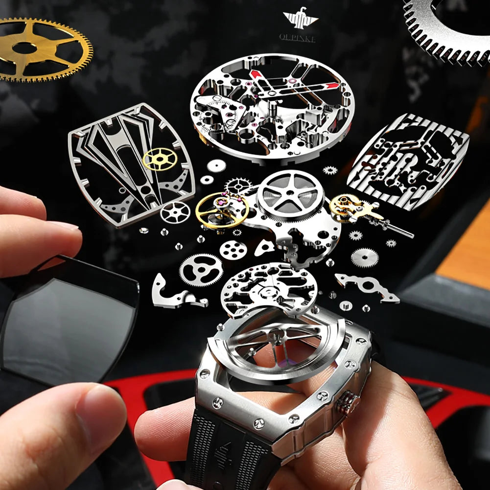 Automatic Waterproof Skeleton Mechanical Men's Watch
