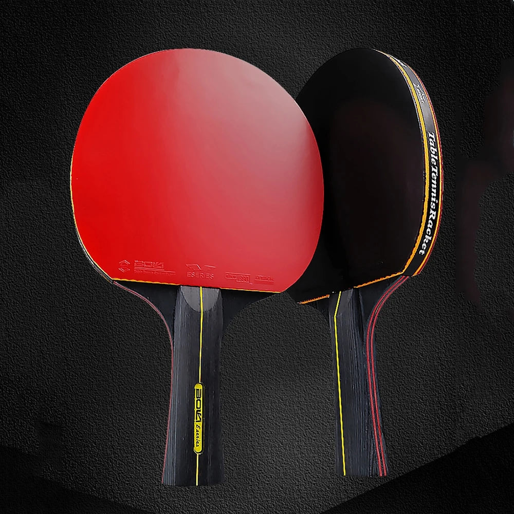 2PCS Professional 6 Star Table Tennis Racket