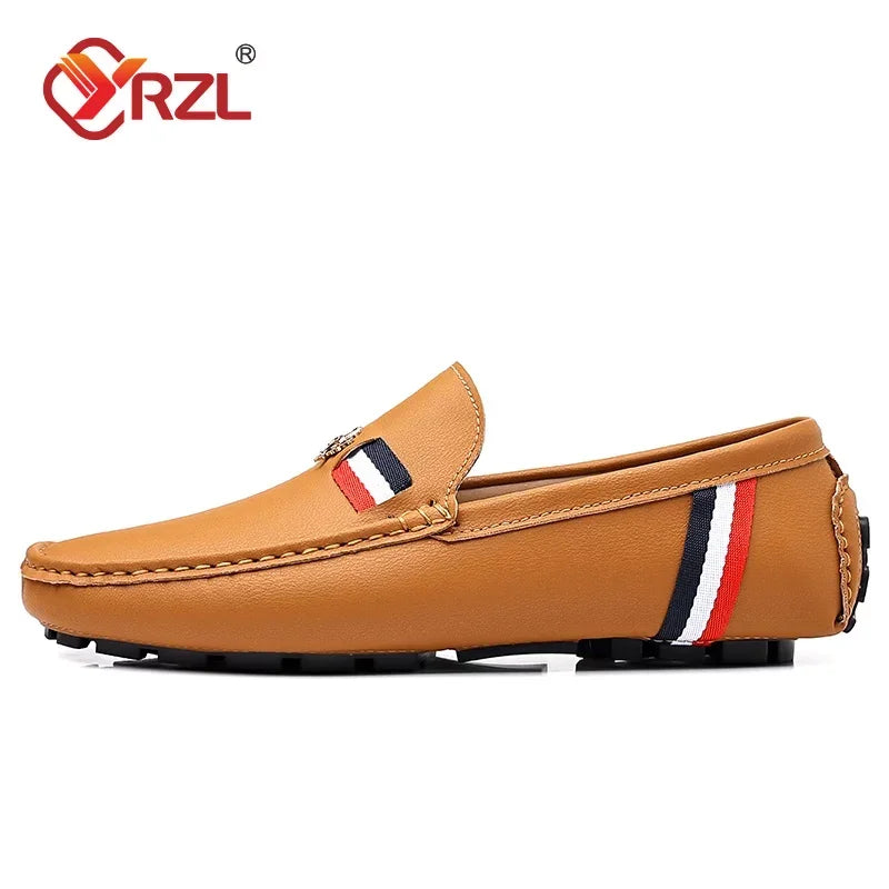 Casual Leather Italian Comfortable Moccasins