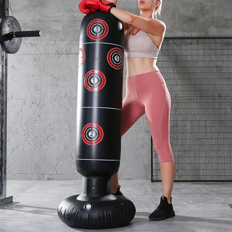 Inflatable Punching Bag PVC Boxing Bag Adults Kids