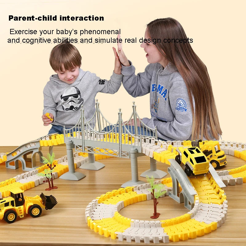 Magic Rail Track Sets Children Electric Track Toy