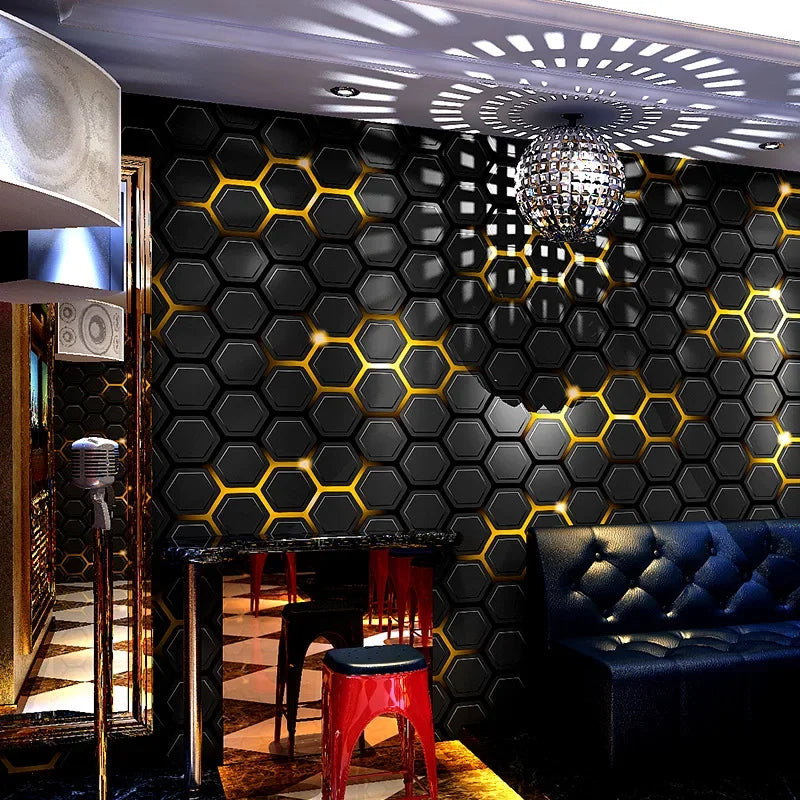 Wallpaper 3D Stereoscopic Technology Theme Wall Covering