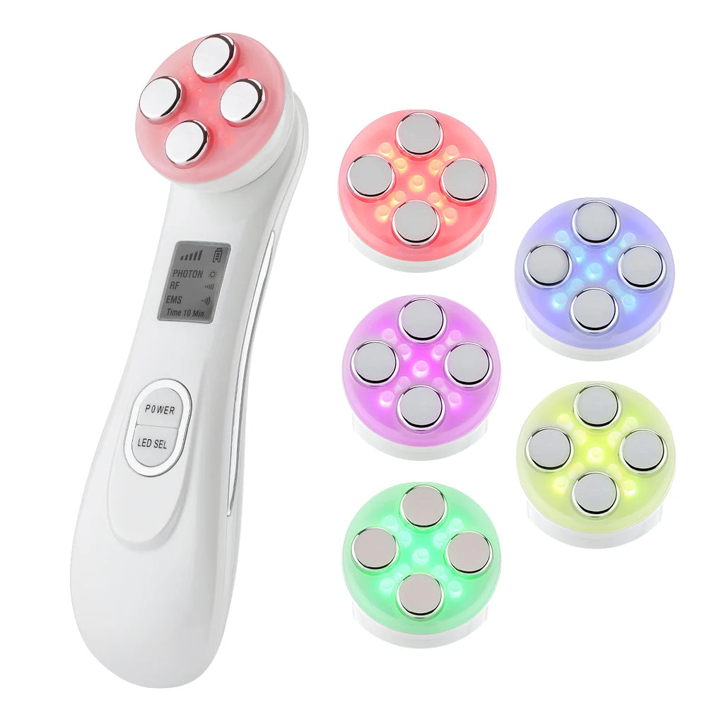 5 Colors RF Radio Frequency Facial LED