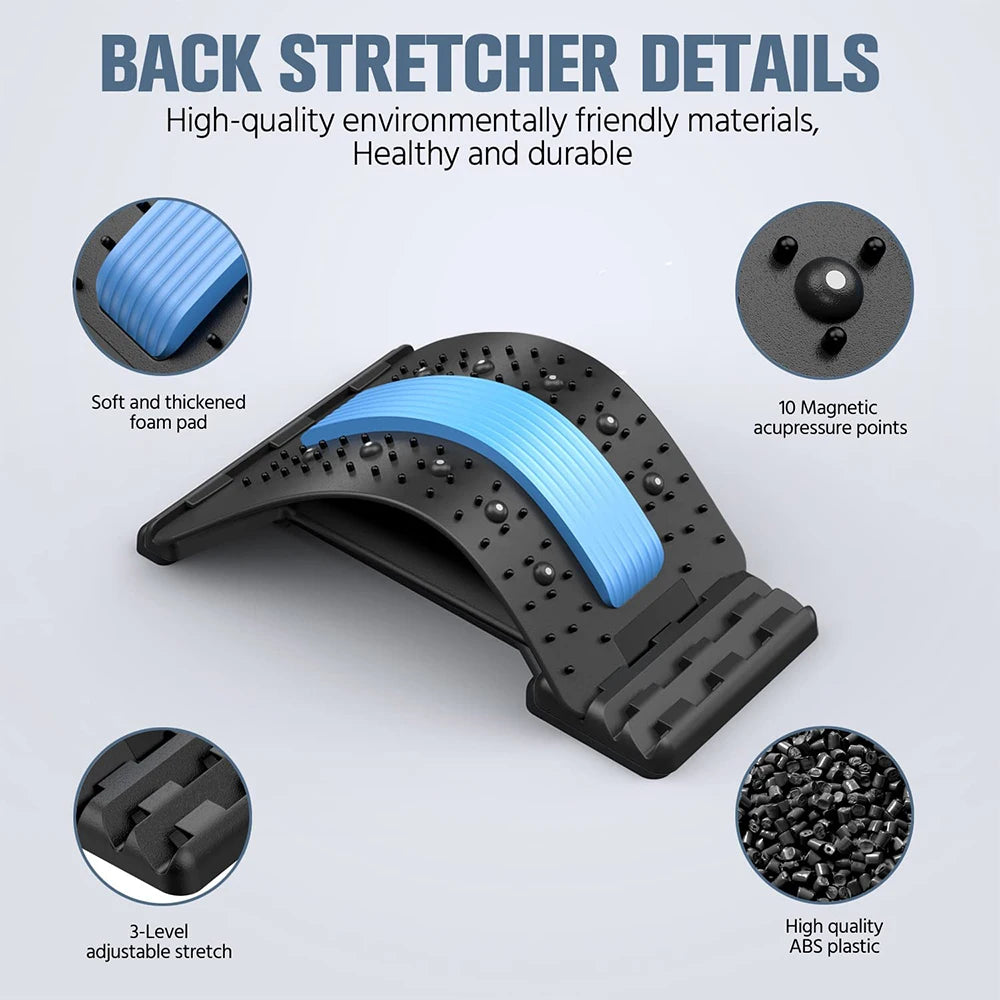 1 Piece Back Stretcher Back Pain Relief Device for Herniated Disc, Sciatica, Scoliosis