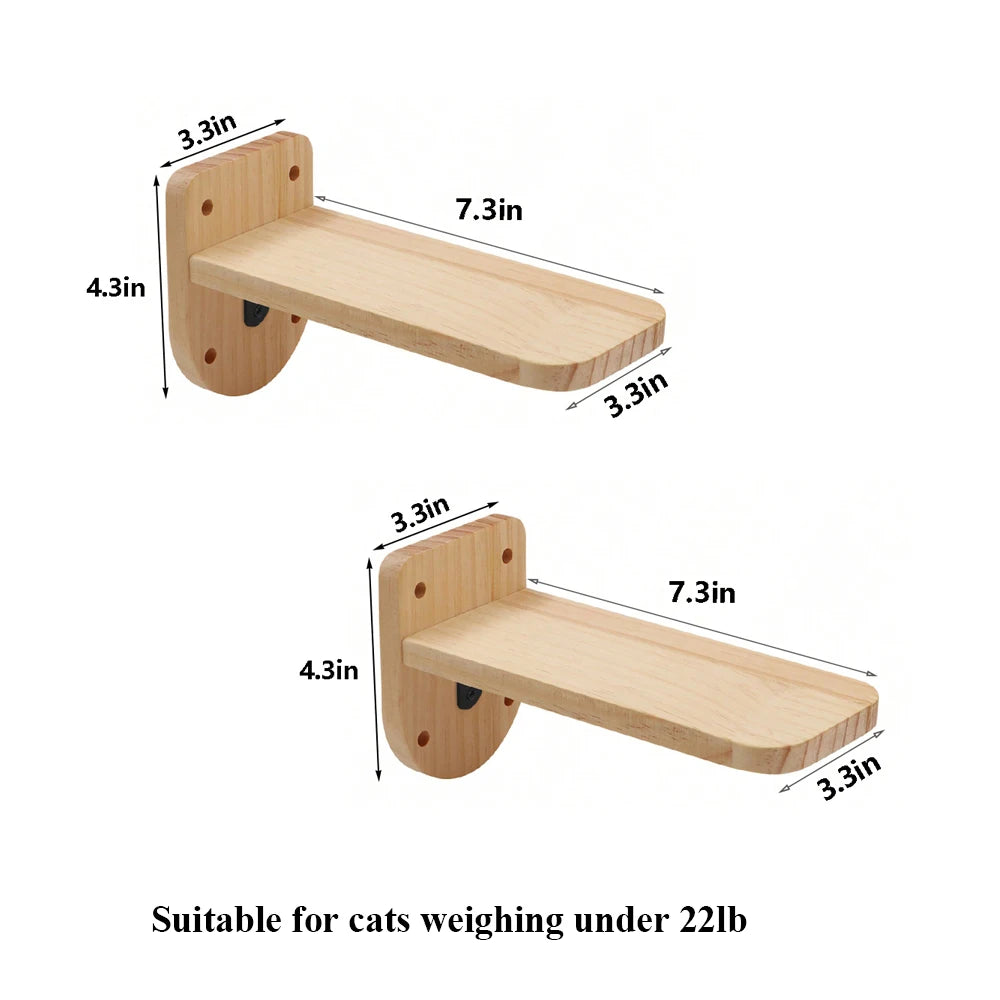 Cat Wall Climbing Shelves Moon Shaped