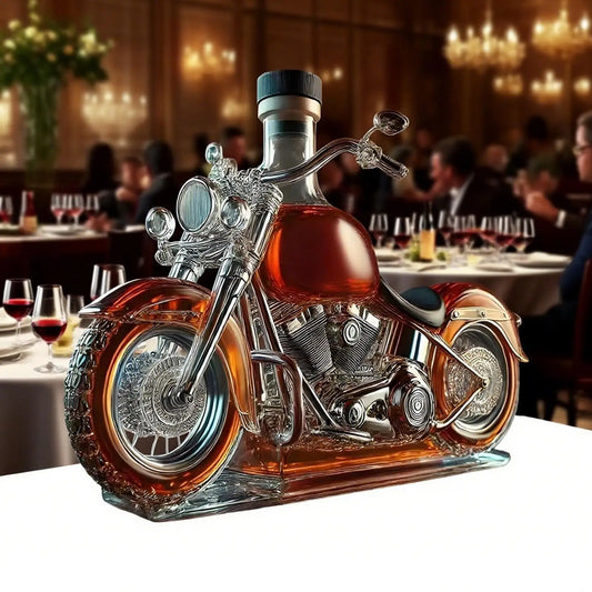 Motorcycle Glass Decanter for Motorcycle Lovers