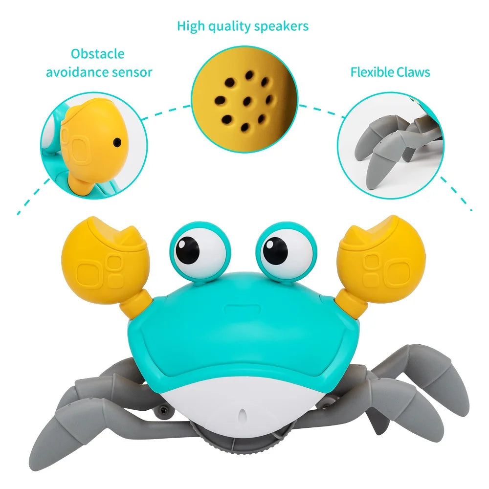 Interactive Crab Toy for Baby  with Music