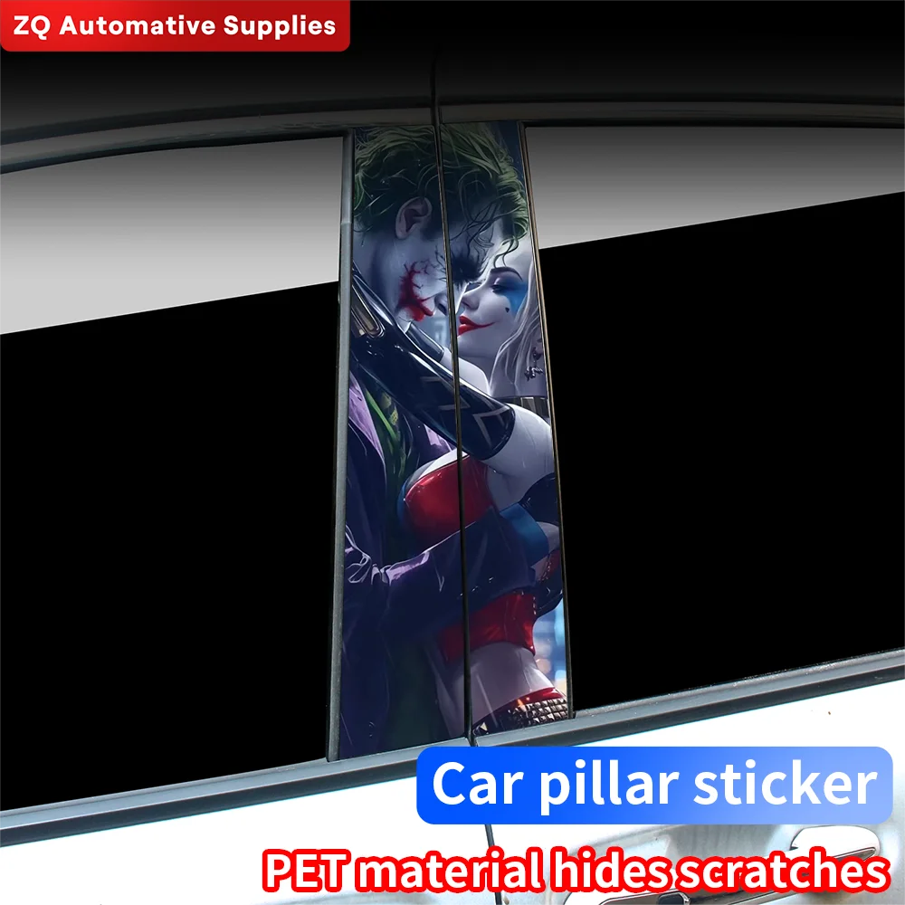 Joker Waterproof Car Door Pillar Vinyl Decals