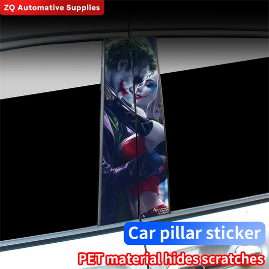 Joker Waterproof Car Door Pillar Vinyl Decals