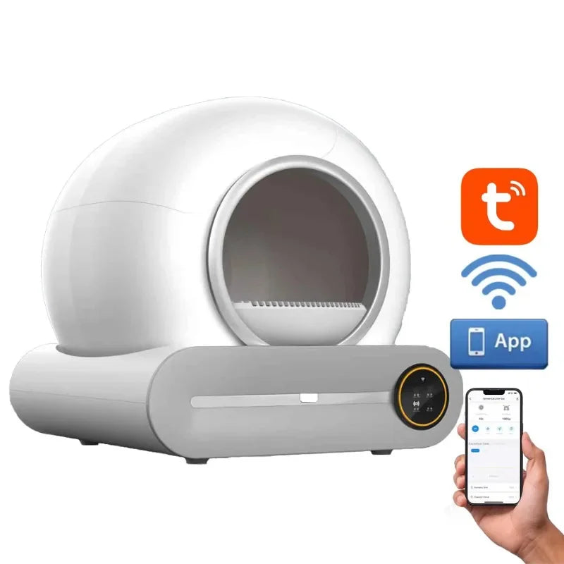 Self-cleaning Automatic Cat Toilet App Control