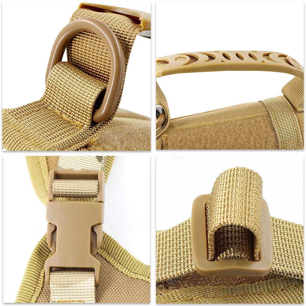 Tactical Harness Leash For Small Dogs