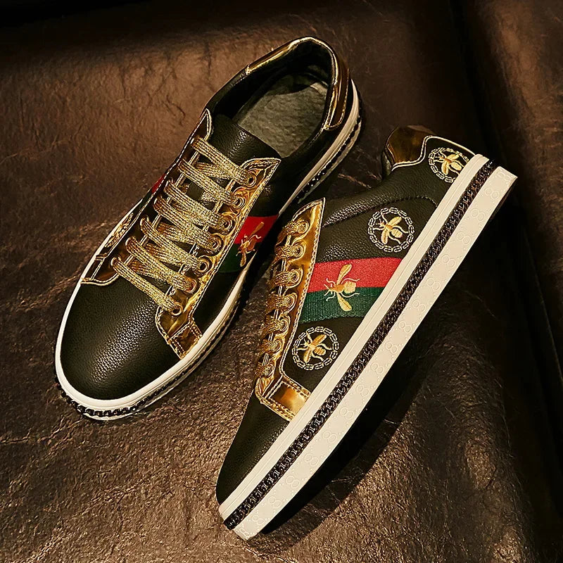 Trendy Embroidered Casual Sneakers