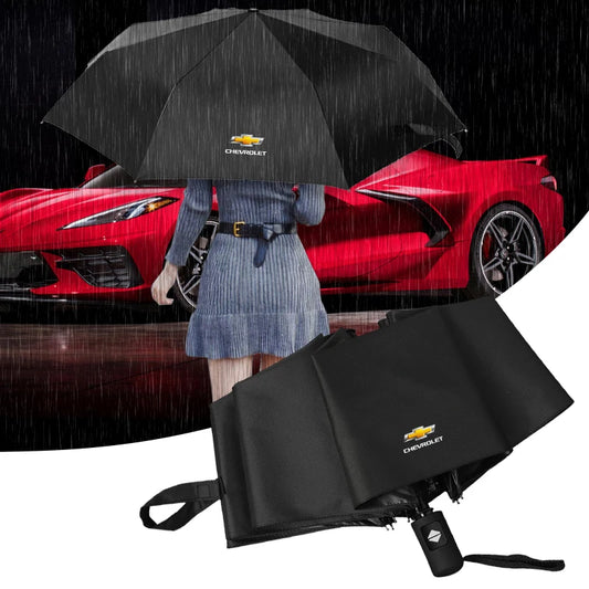 Windproof Fully Automatic Compact 3 Folding Umbrella