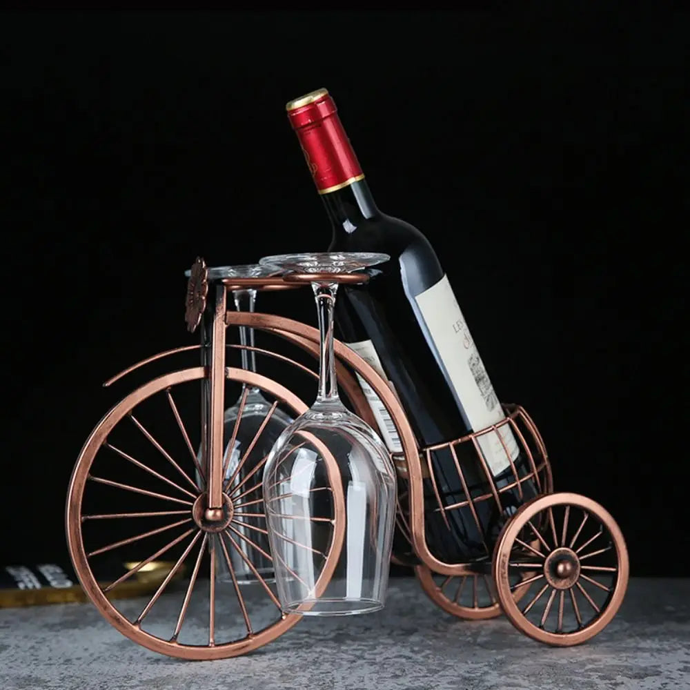 Creative Metal Wine Rack Vintage