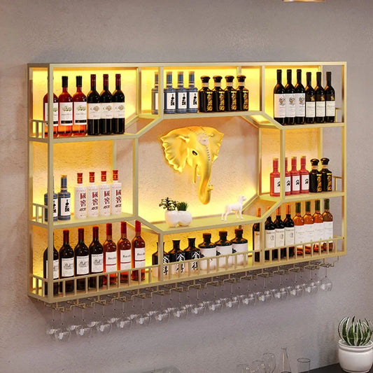 Display Cabinet Bar Liquor Shelf