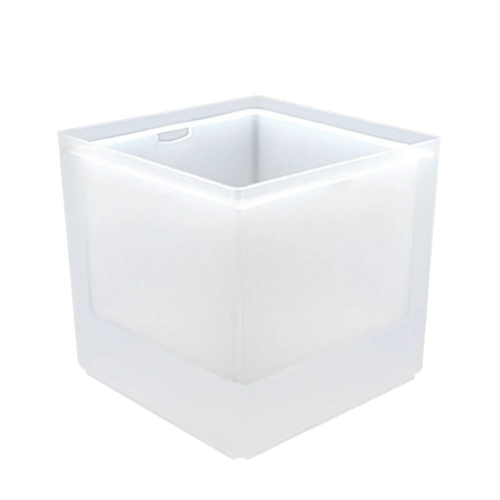 3.5L LED Colorful Double Layer Square Bar Ice Bucket