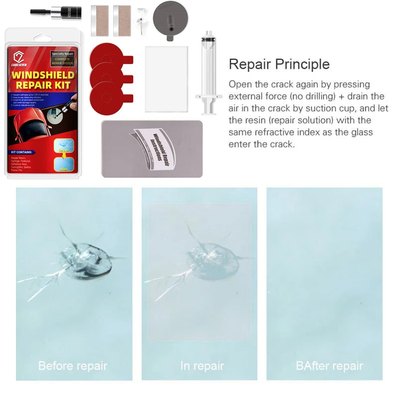 DIY Automotive Window Scratch Crack Repair Car Accessories