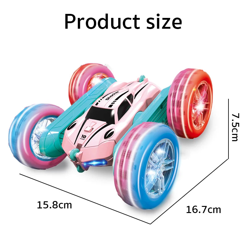 2.4G RC Stunt Double Sided Flip Remote Control Car