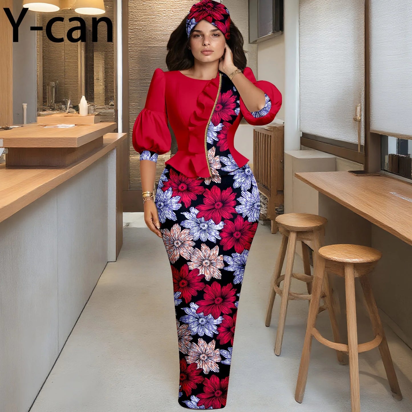 African Women Skirt Set