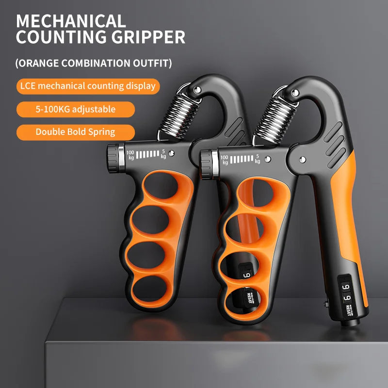5-100KG adjustable electronic counting hand gripper