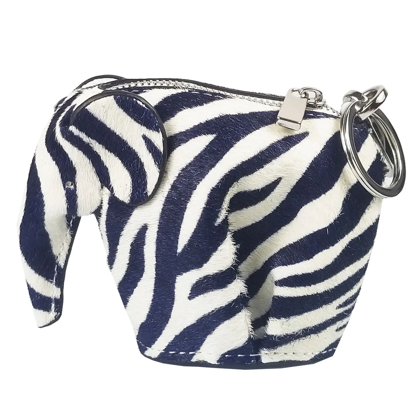Elephant Shaped Coin Purse Genuine Leather
