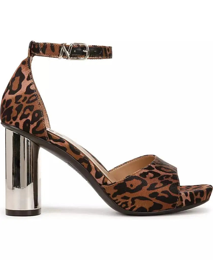 Naturalizer Malia Block Heel Open Square Toe Platform Sandals