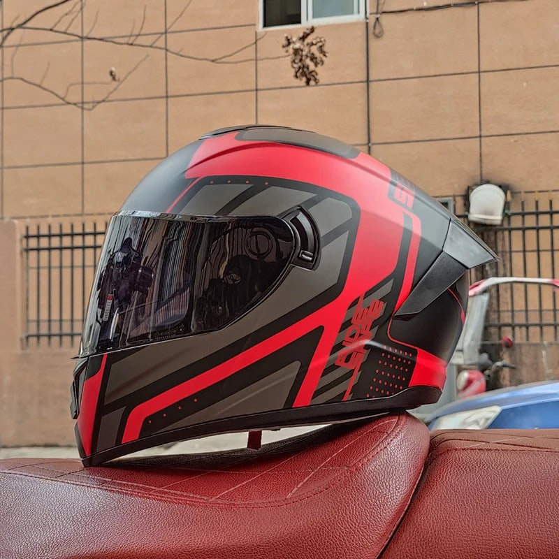 Full Face Double Visor Racing Helmet