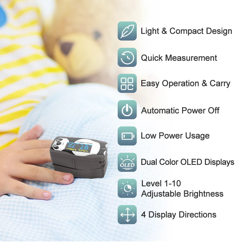 ChoiceMMed Pediatrics Finger Pulse Oximeter