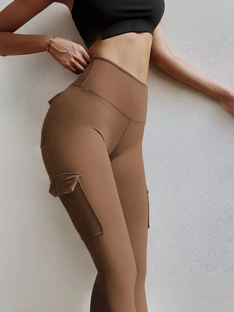 2024 High Waist Yoga Pants Pockets