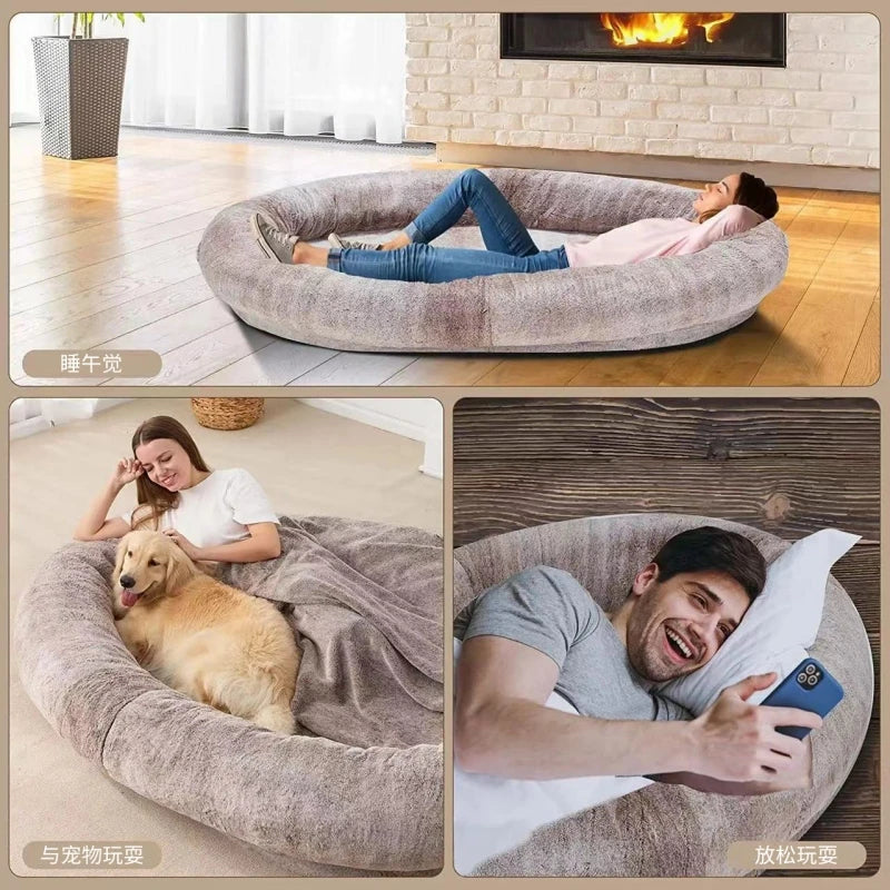 Lazy sofa interactive furniture big dog bed