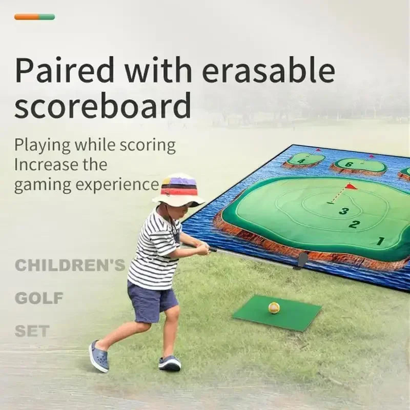 Golf Game Mat Indoor Outdoor Games for Adults Kids