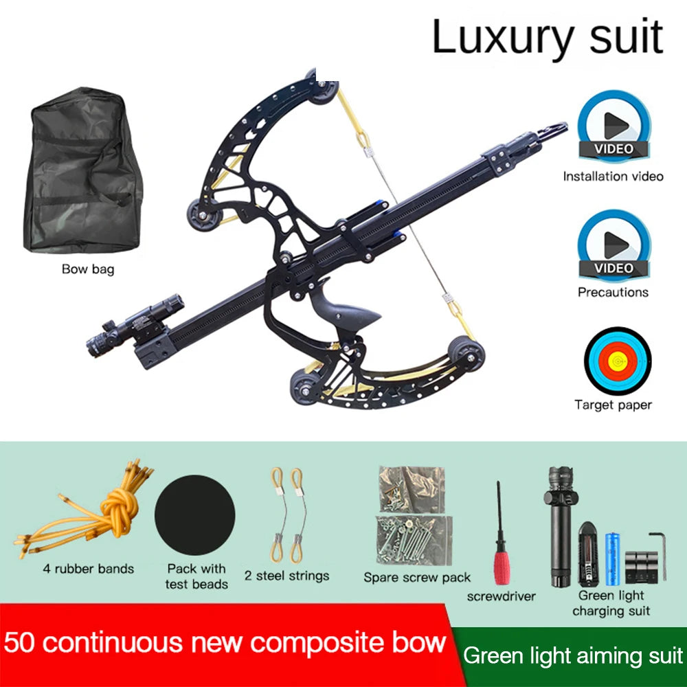 All-Metal 50-Round Compound Bow
