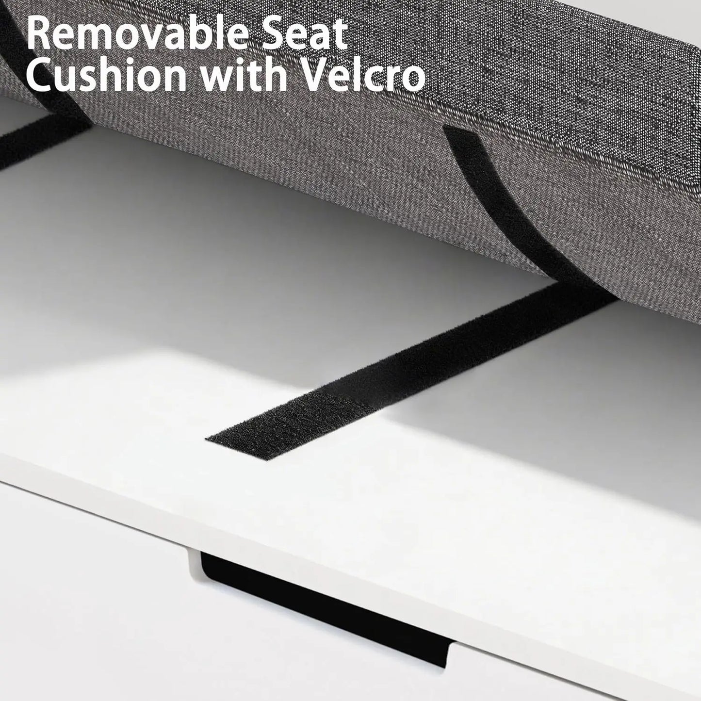 L Shape Corner Bench with Storage