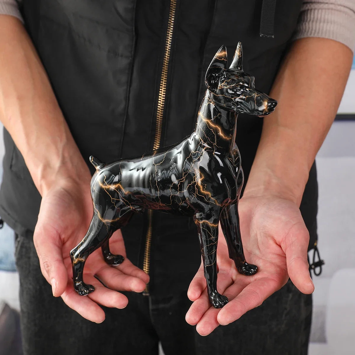 Creative Graffiti Color Doberman Dog Home Decor