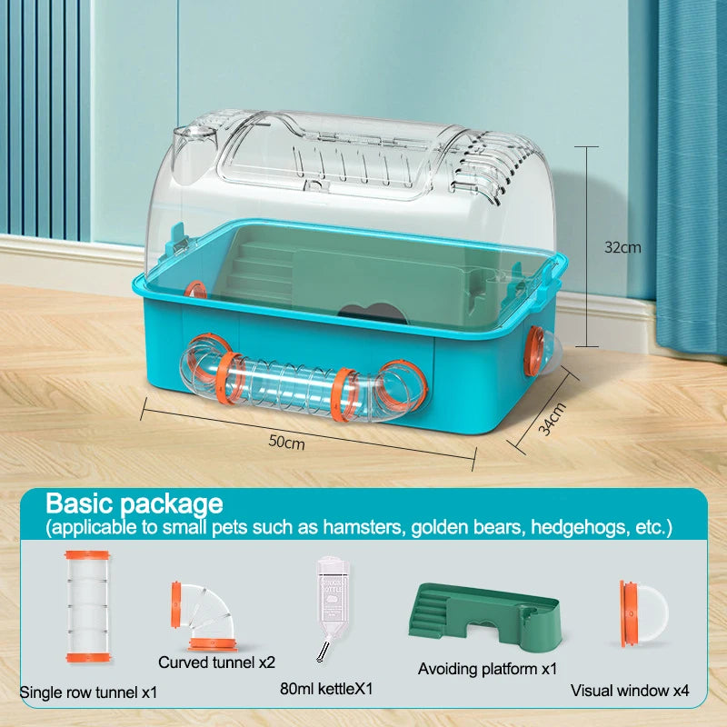 Hamster Cage Luxury Villa Oversized Acrylic