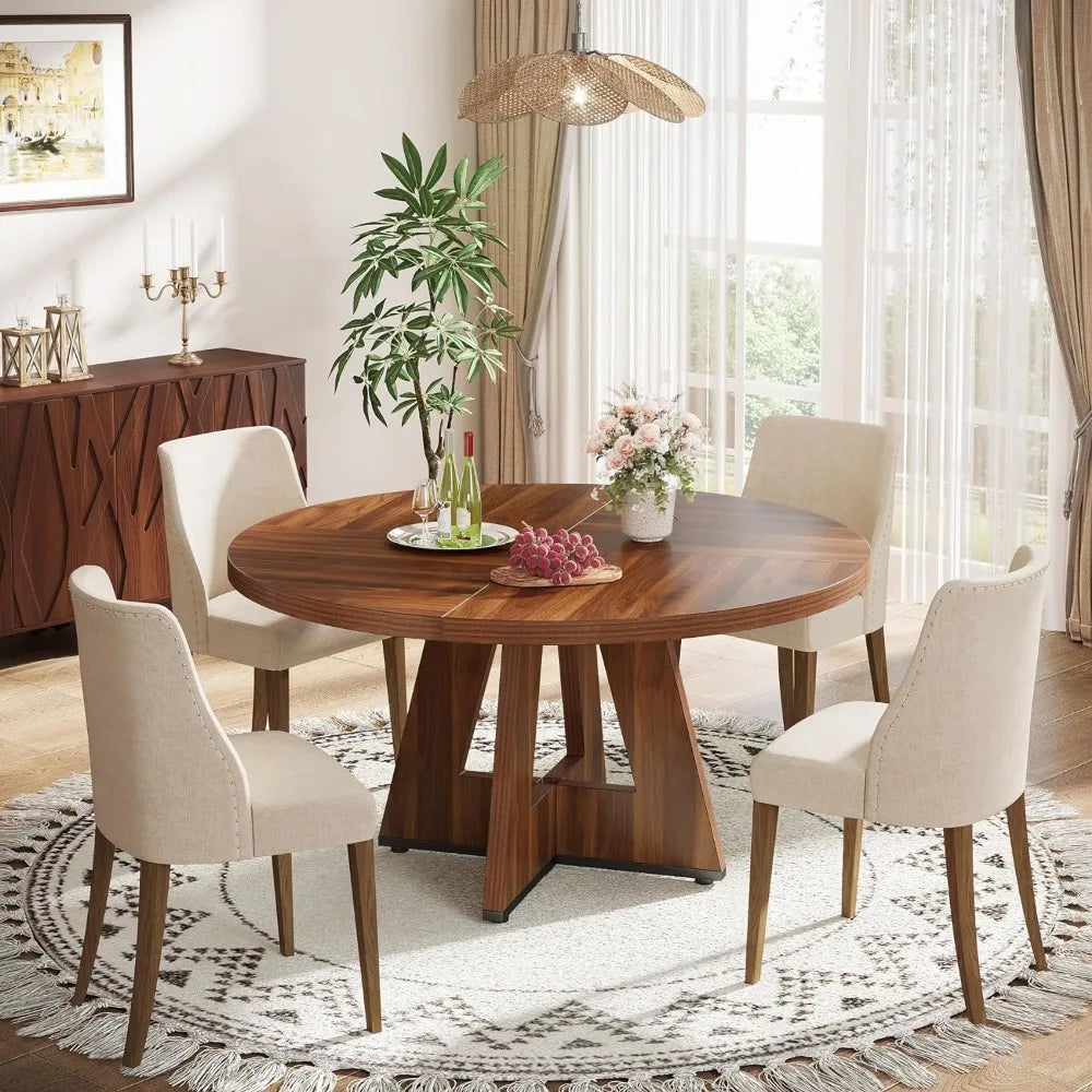 Dining table and chair set 47 inches 4 chairs