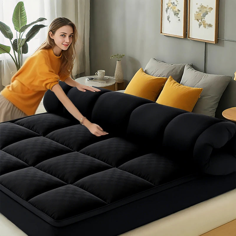 Extra Thick Mattress Topper Cooling Breathable Machine Washable