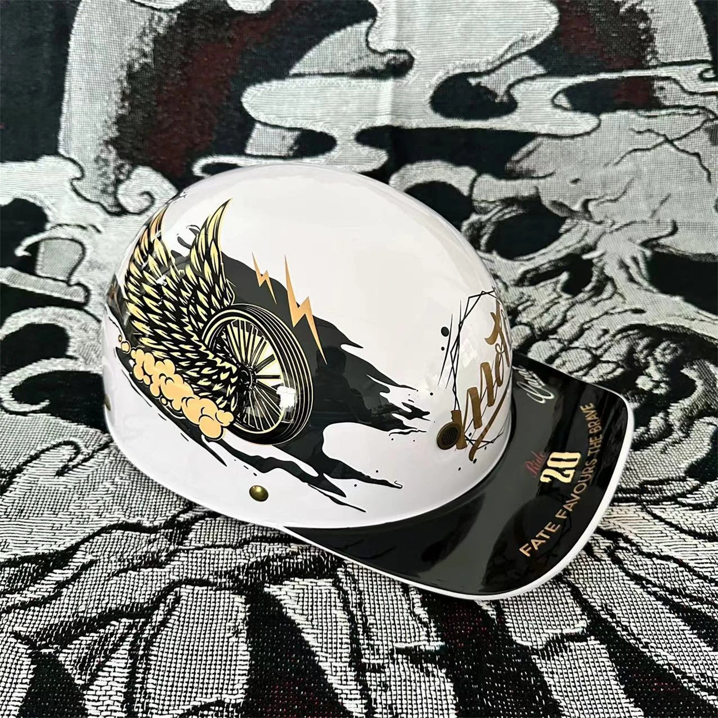 Motorcycle Retro Half Helmet Four Seasons Universal