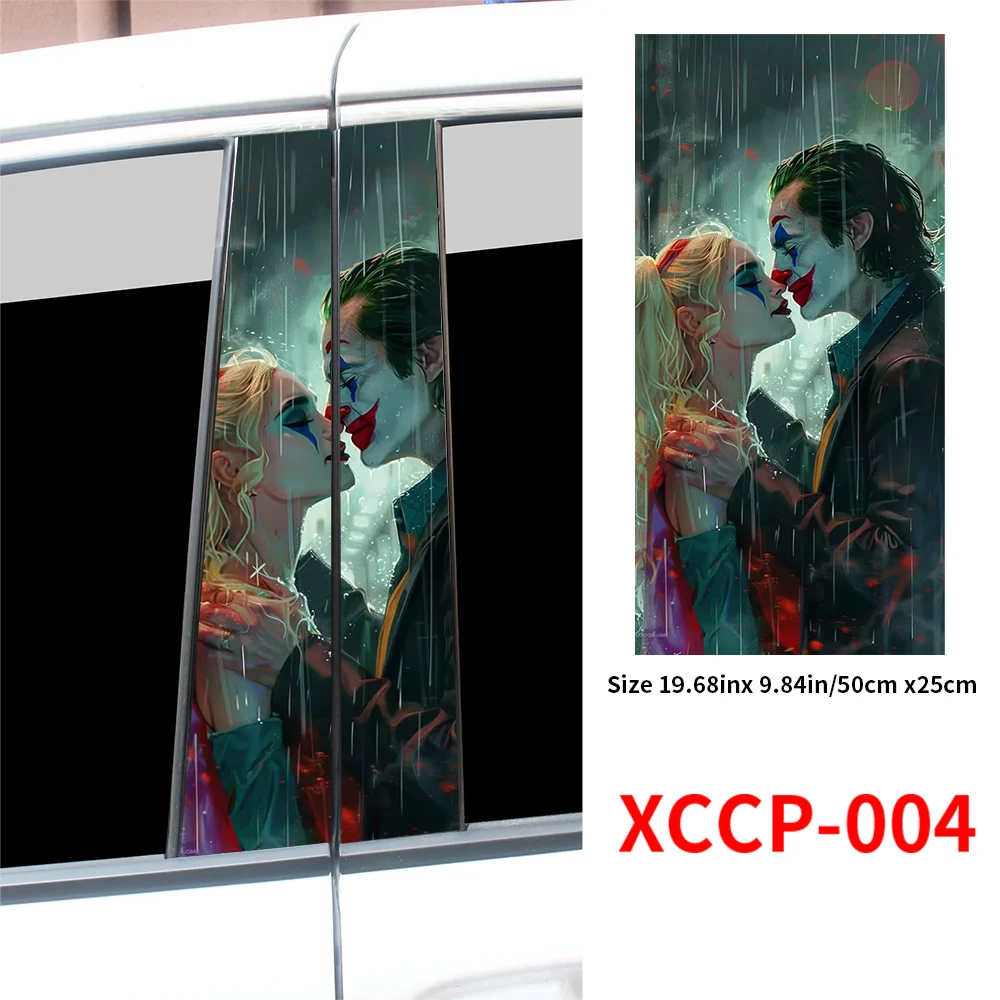 Joker Waterproof Car Door Pillar Vinyl Decals