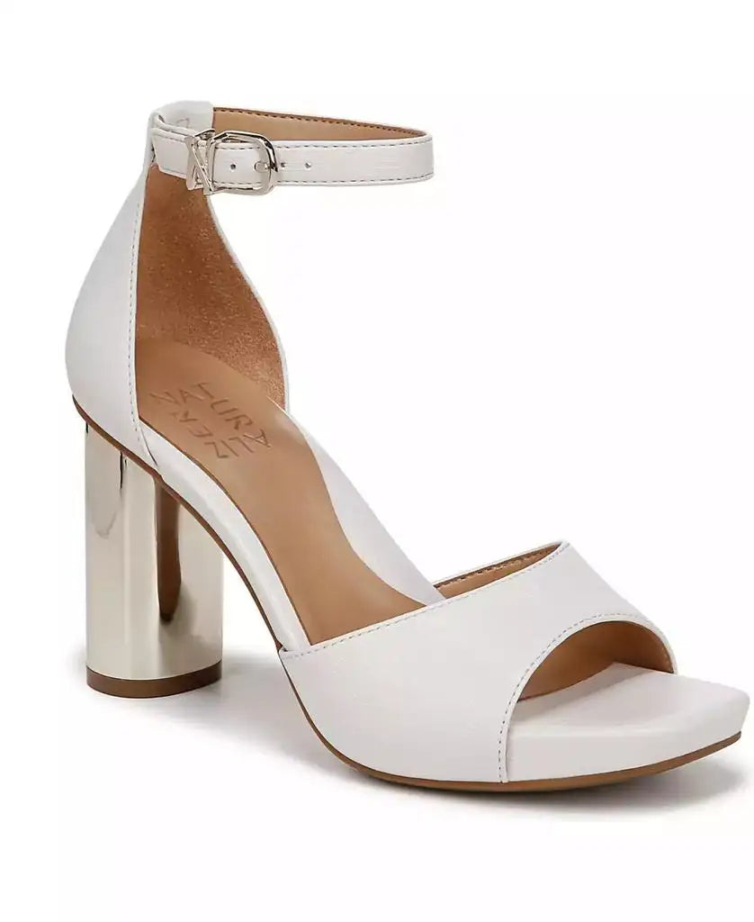 Naturalizer Malia Block Heel Open Square Toe Platform Sandals