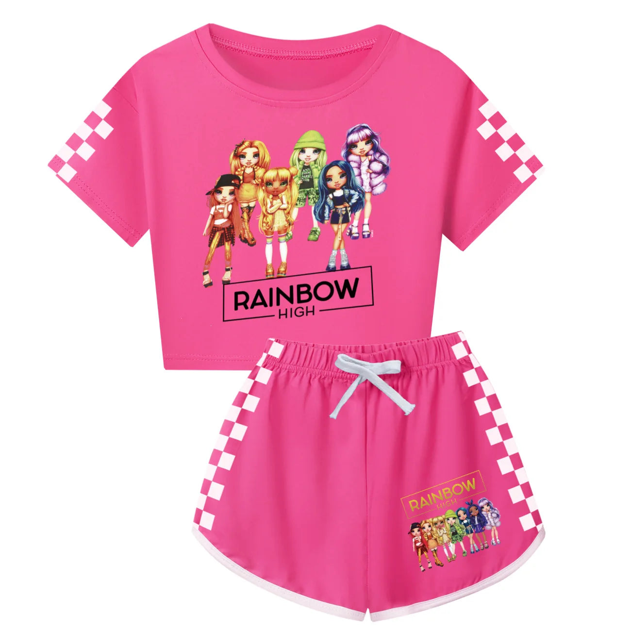 Rainbow High Clothing T shirt + Shorts 2-Piece Set