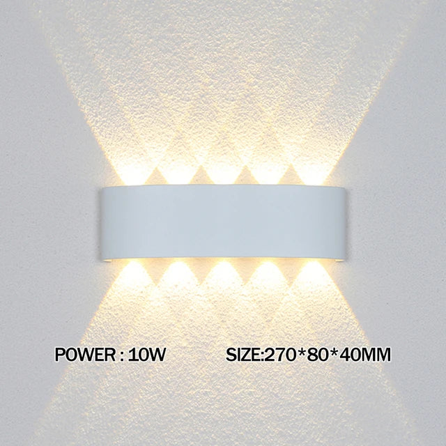 LED Plastic Indoor Modern Nordic Sconce