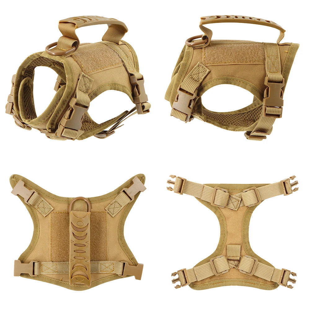 Tactical Harness Leash For Small Dogs