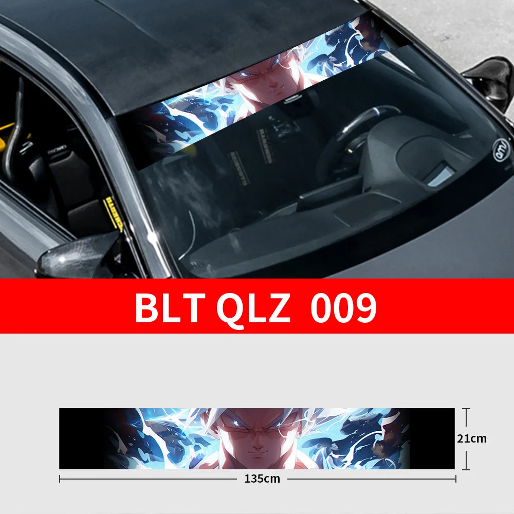 GOKU Front and Rear Decorative Sunshade Decals