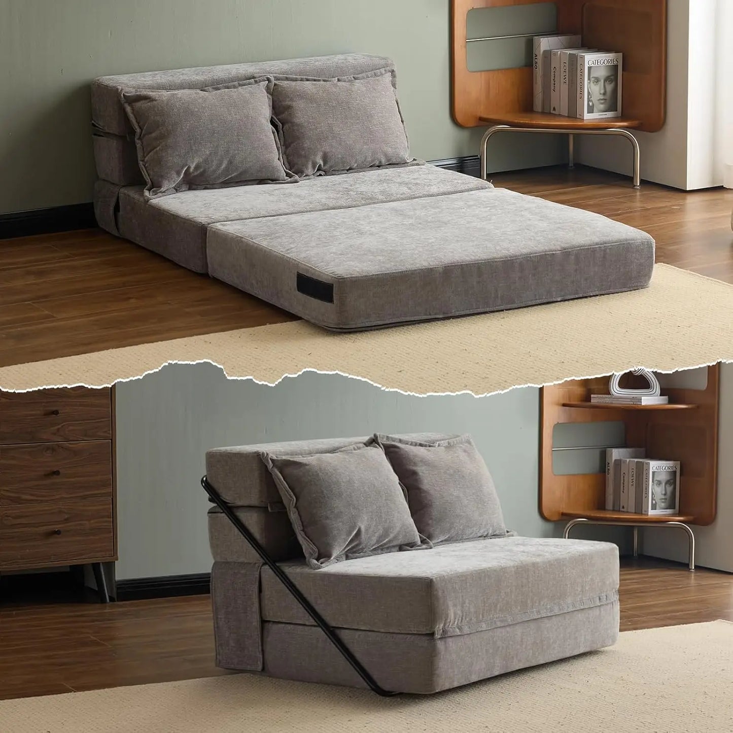 5-in-1 Convertible Sleeper Sofa Chair