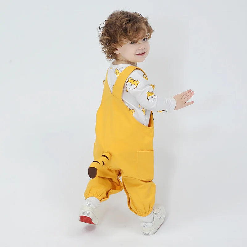 Autumn Baby Clothes Cartoon Animal Jumpsuits 0-3 Y