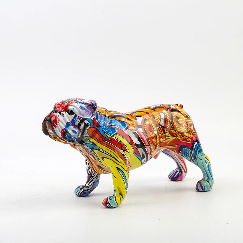 Creativity Bulldog Graffiti Home Decor