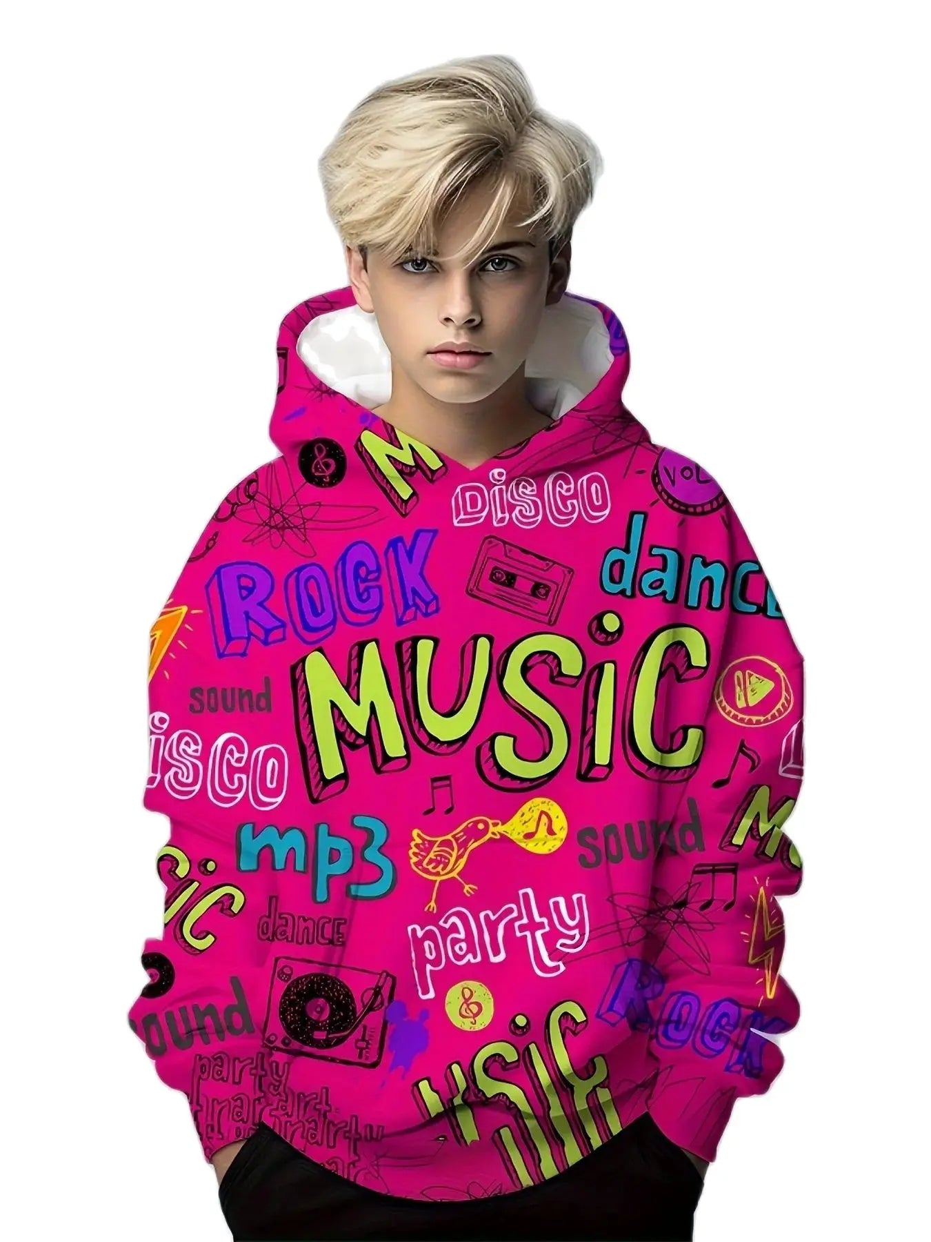 Hoodies Creative 3D Art Graffiti Sweatshirt