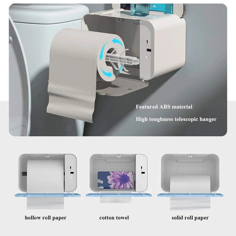 Automatic Wall-Mounted Toilet Paper Dispenser